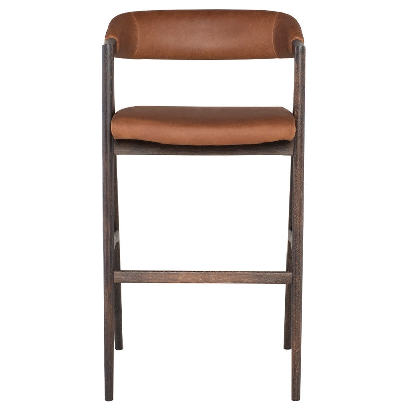 Tabouret Anita (cadre en chêne brûlé)