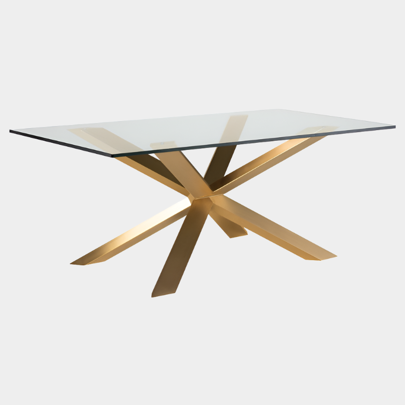 Couture Dining Table (Glass Top)