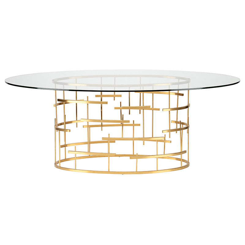 Oval Tiffany Dining Table