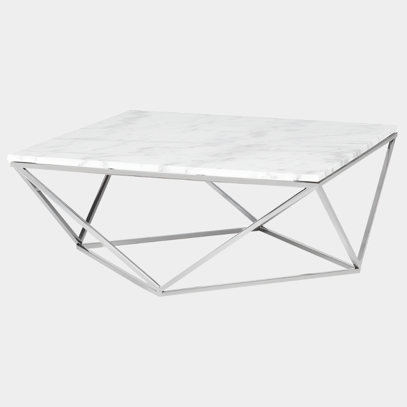 Justine Marble Coffee Table (Faux)