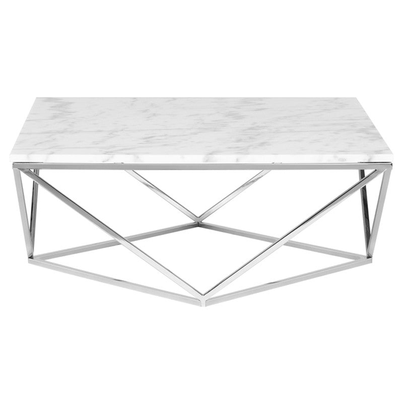 Justine Marble Coffee Table (Faux)