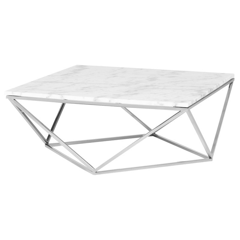 Justine Marble Coffee Table (Faux)