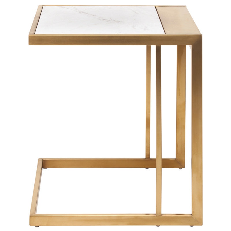 Ethan Side Table - White Top