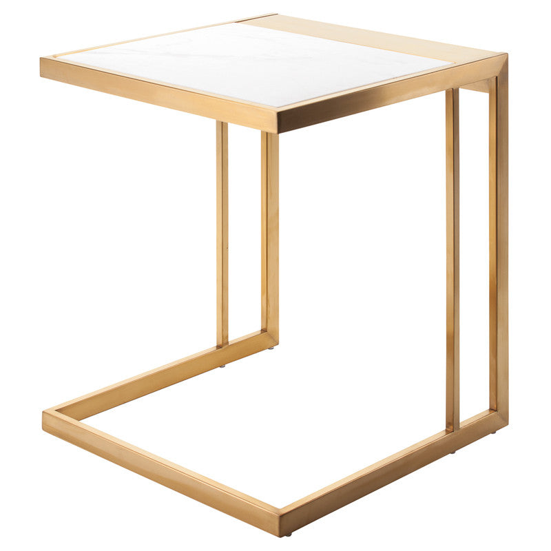 Ethan Side Table - White Top