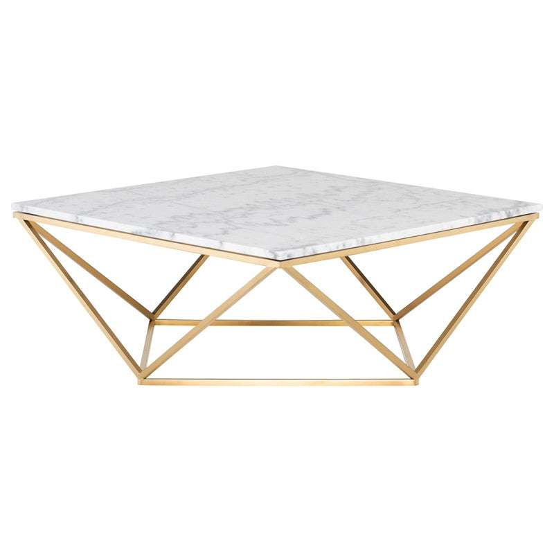 Justine Marble Coffee Table (Faux)