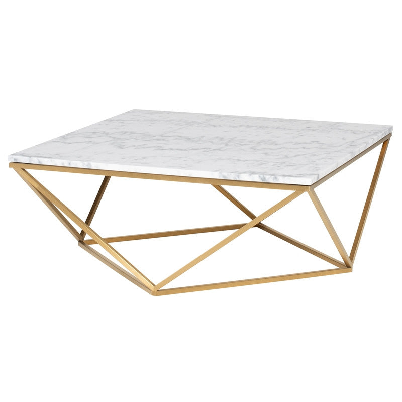 Justine Marble Coffee Table (Faux)