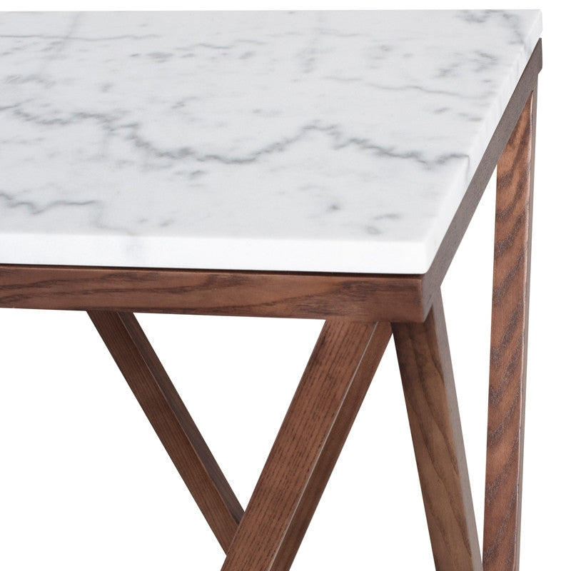 Jasmine Side Table - White Top