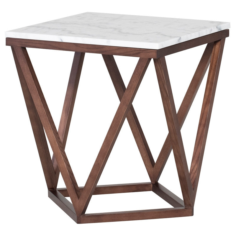 Jasmine Side Table - White Top