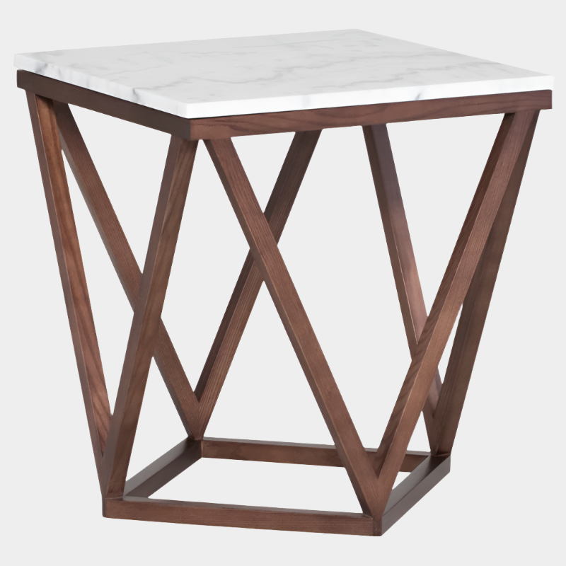 Jasmine Side Table - White Top