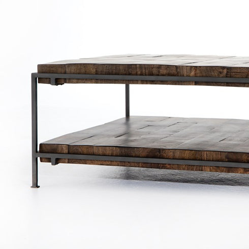 Simien Square Coffee Table-Dark Iron