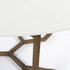 Naomi Coffee Table-Raw Brass