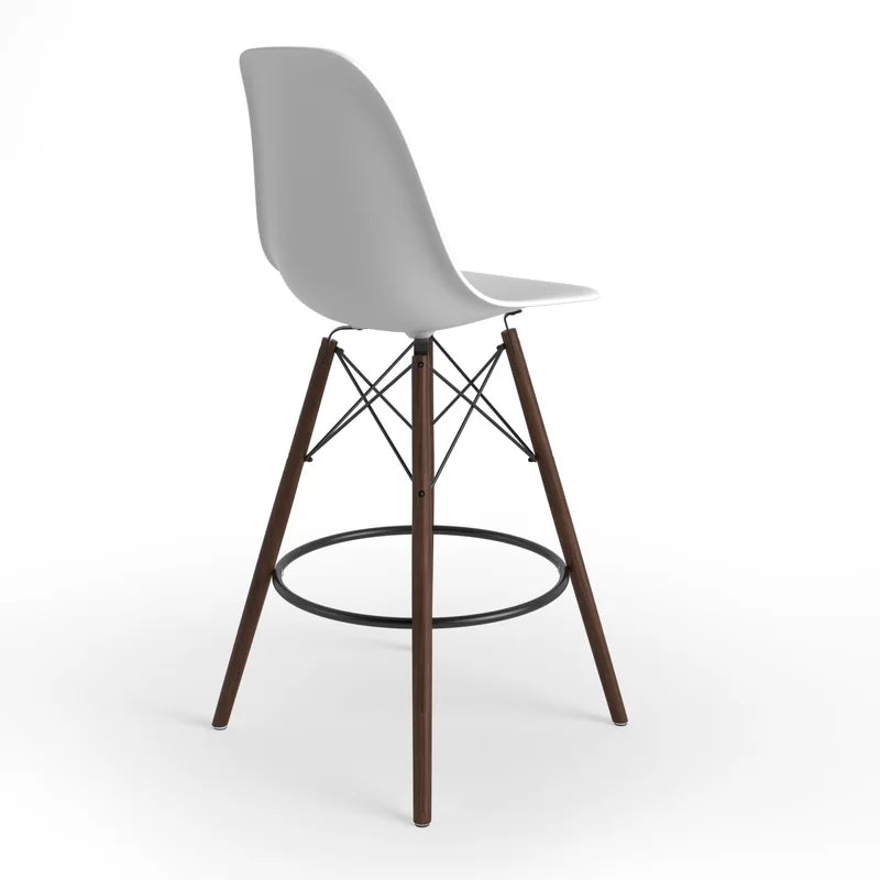 Tabouret Eiffel avec pattes en bois de noyer (26")