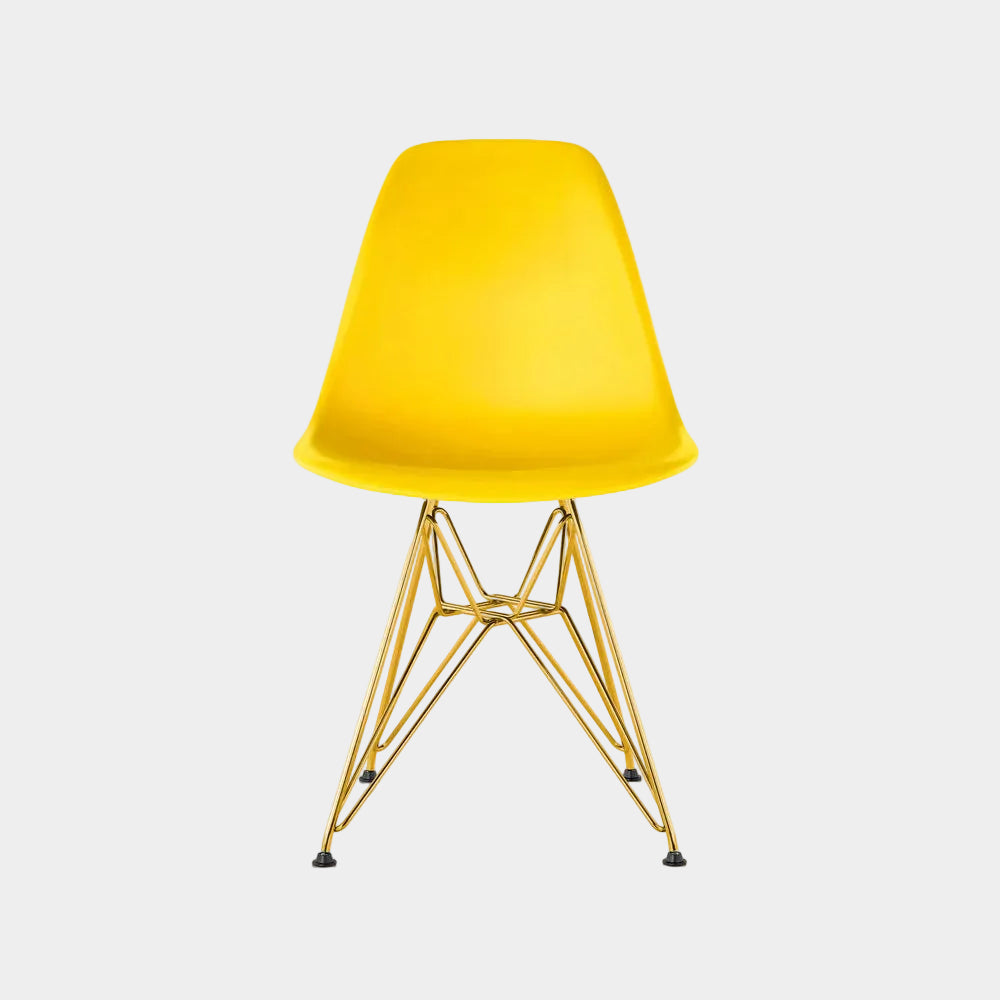 Chaise de salle à manger Eiffel (pieds dorés)