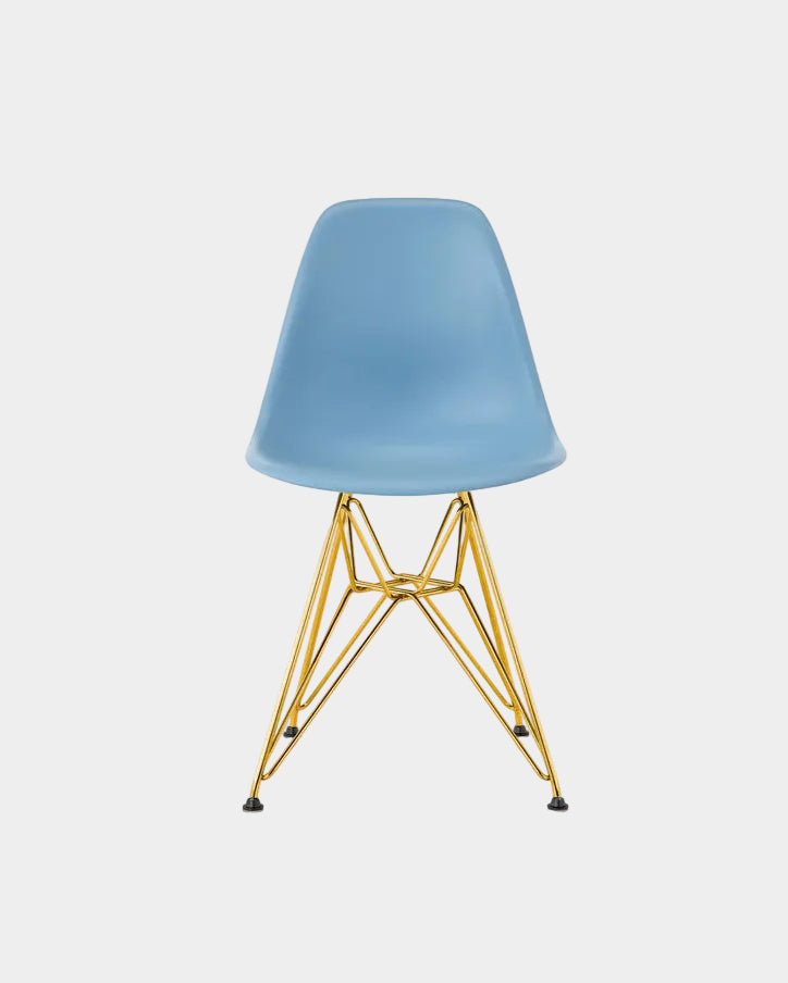 Chaise de salle à manger Eiffel (pieds dorés)