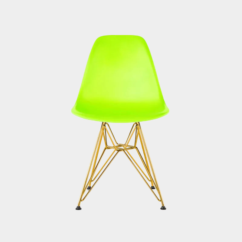 Chaise de salle à manger Eiffel (pieds dorés)