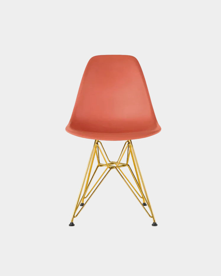 Chaise de salle à manger Eiffel (pieds dorés)