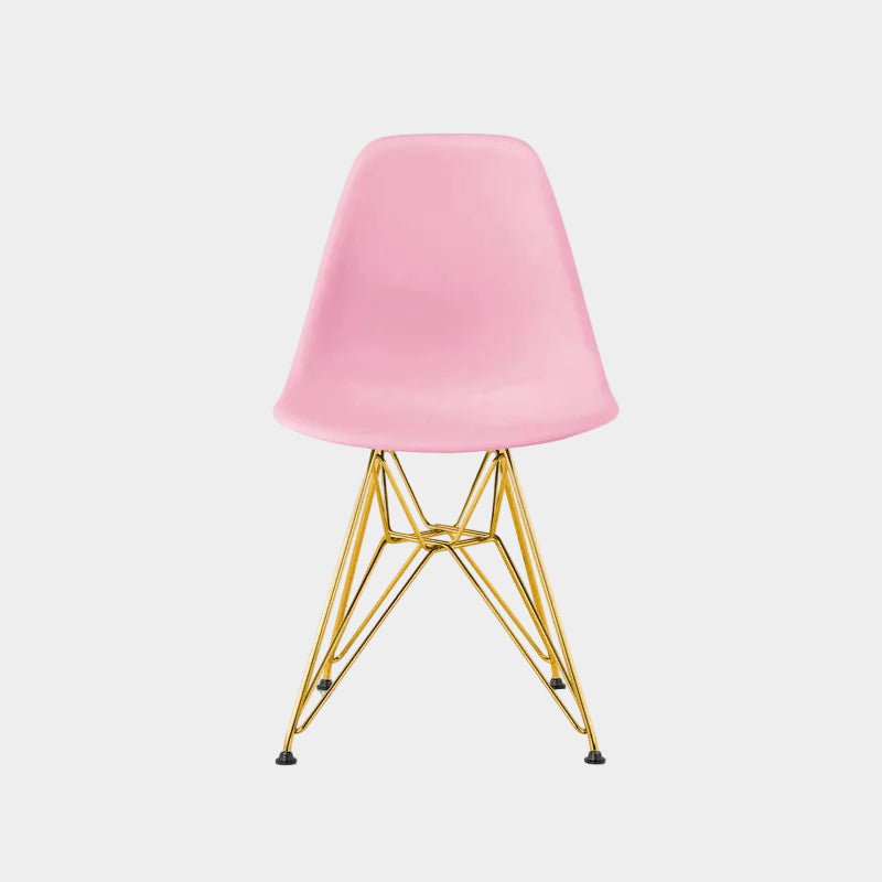 Chaise de salle à manger Eiffel (pieds dorés)