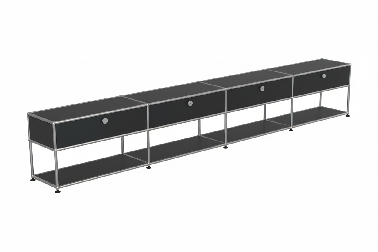 Console multimédia ouverte USM Haller