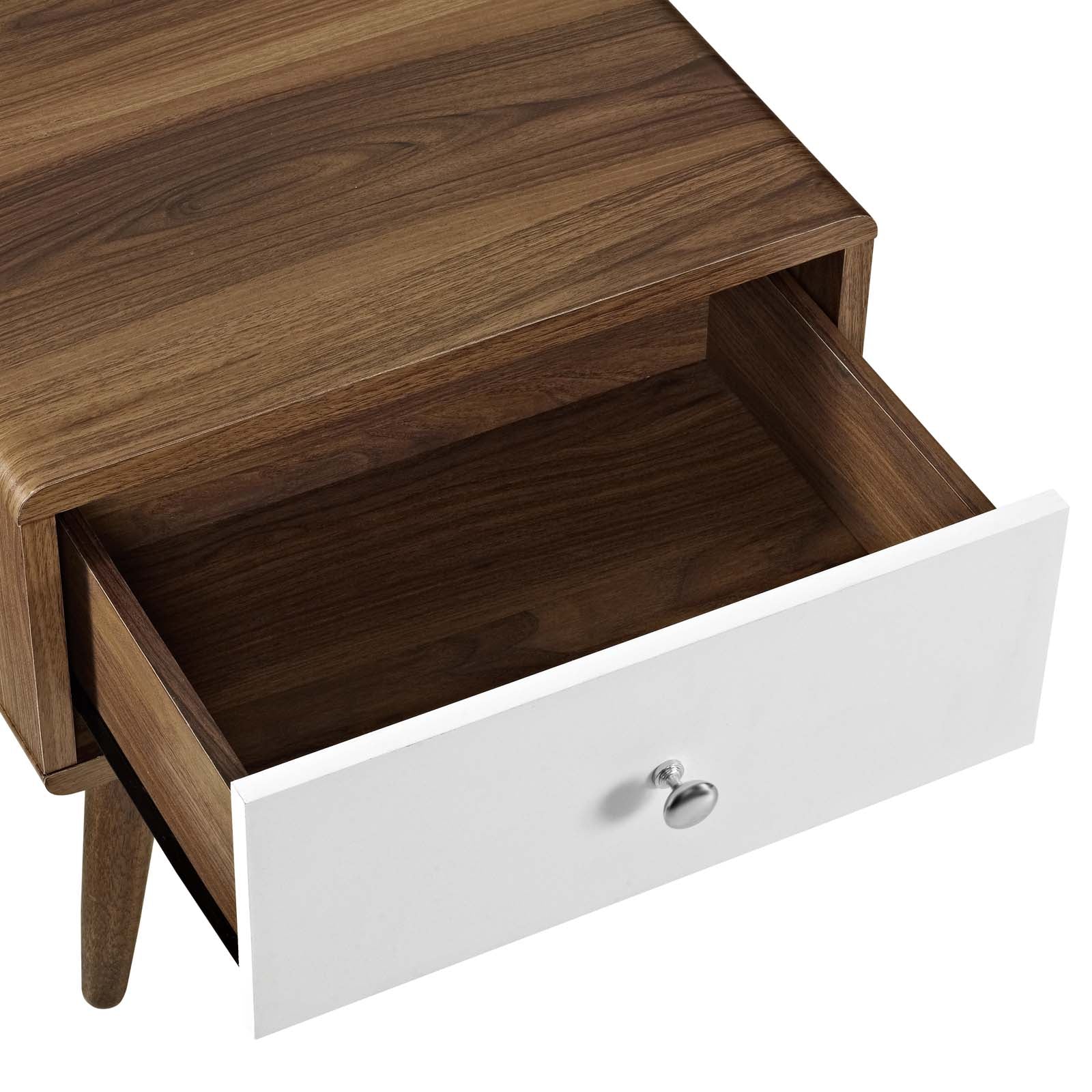 Transmit Nightstand in Walnut White