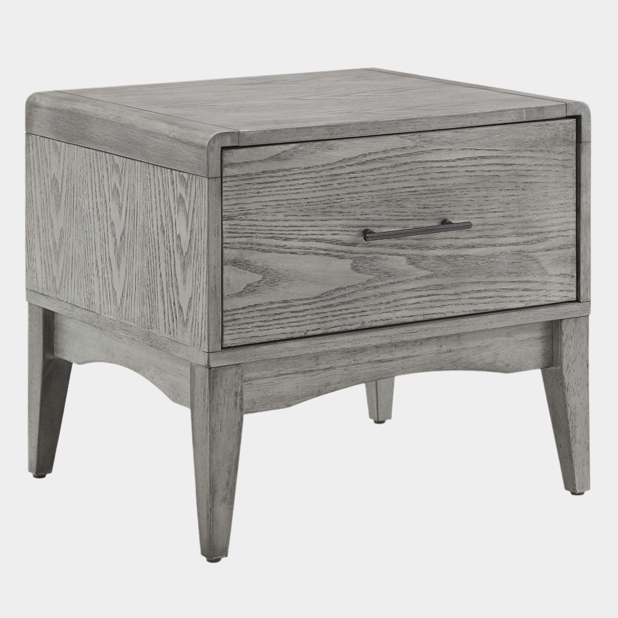 Georgia Wood Nightstand in Gray