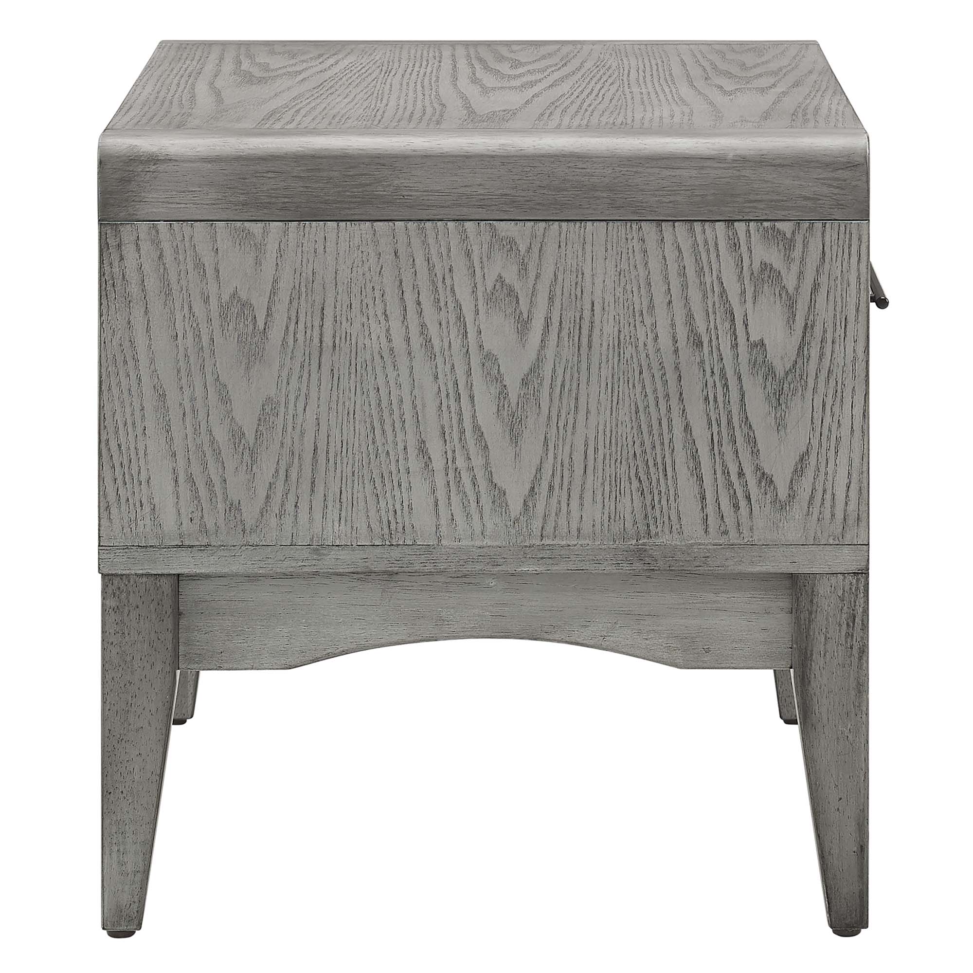 Georgia Wood Nightstand in Gray