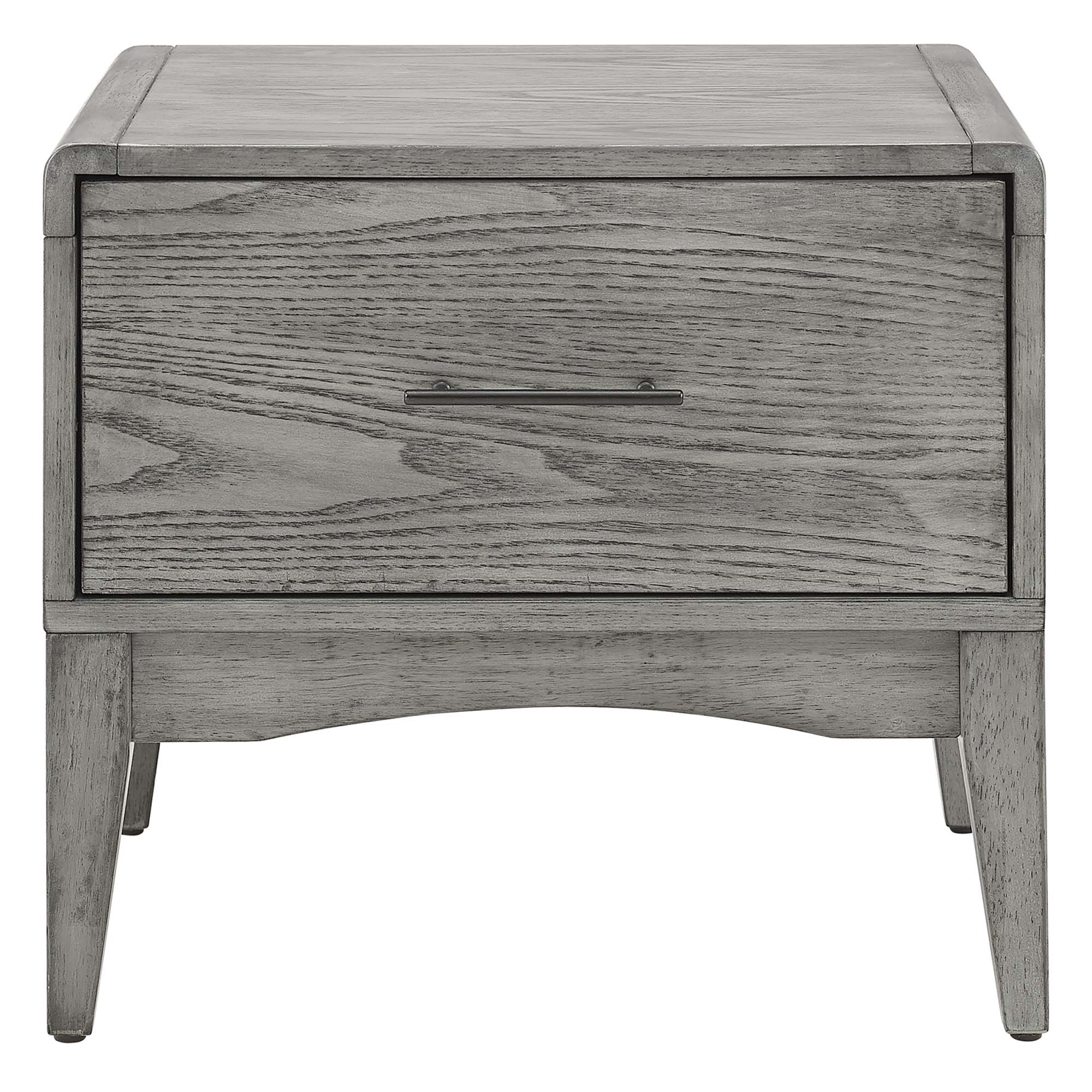 Georgia Wood Nightstand in Gray