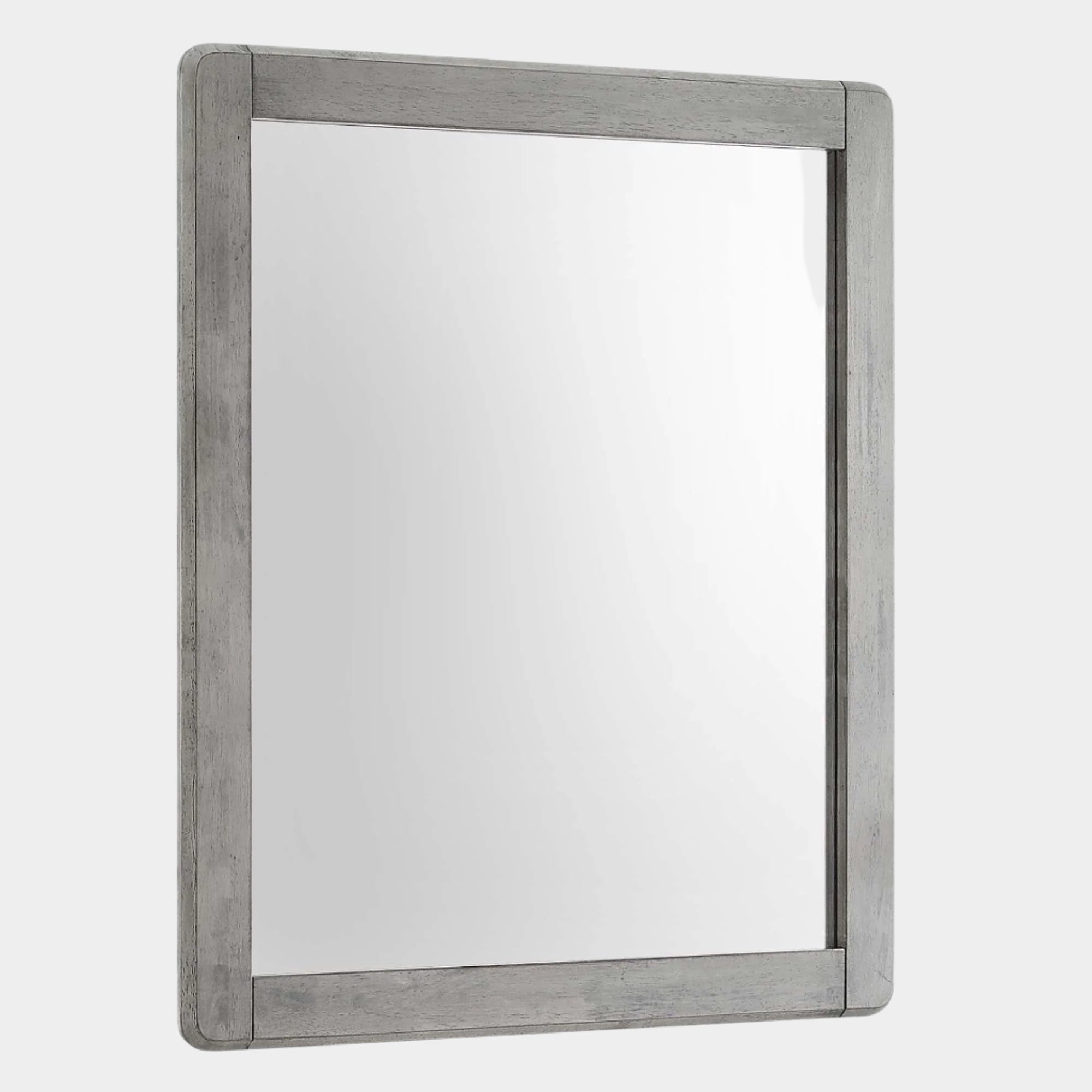 Georgia Wood Mirror in Gray