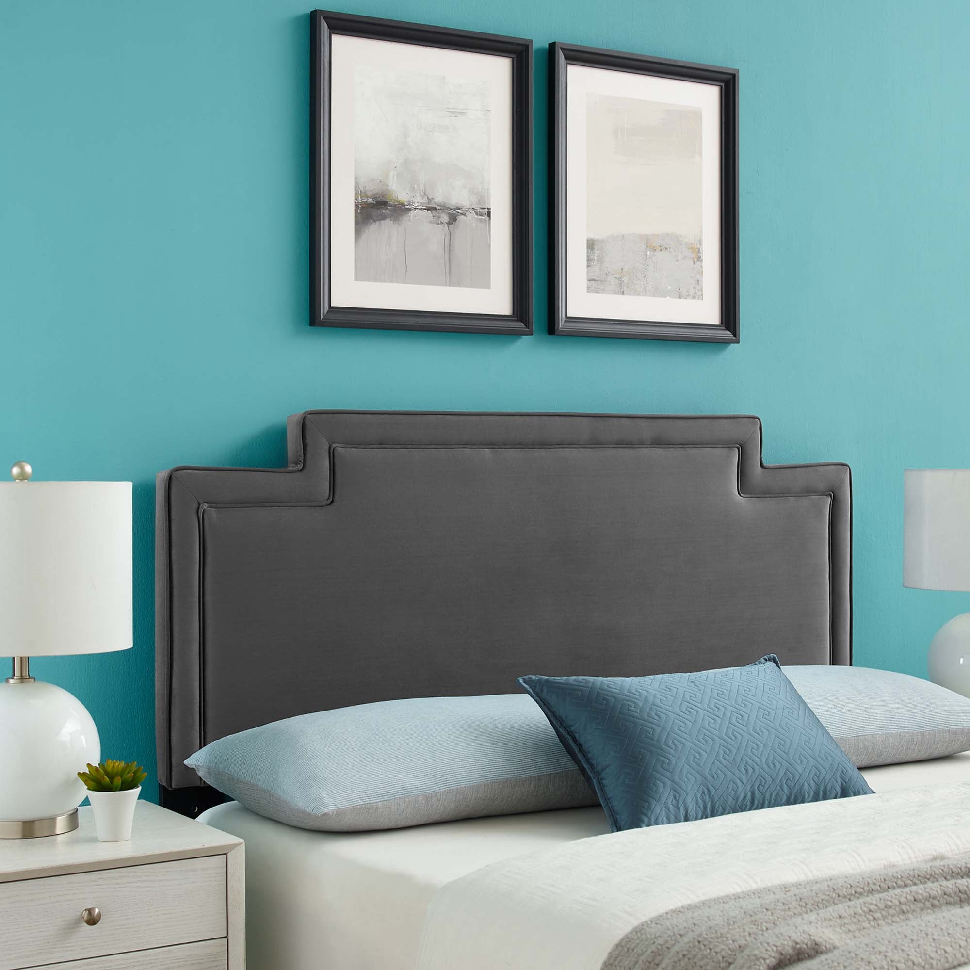 Transfix Performance Velvet Headboard