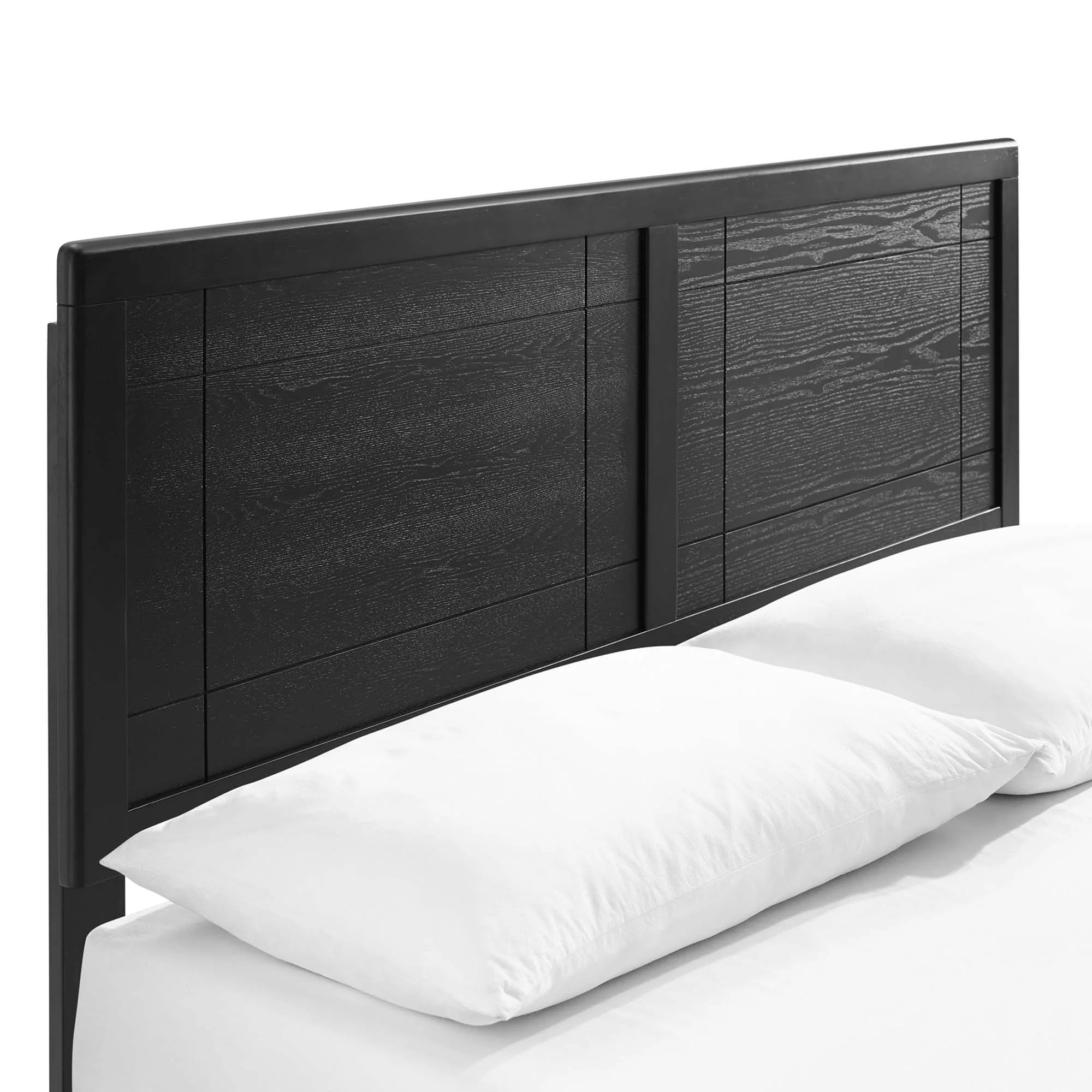 Marlee Wood Platform Bed With Splayed Legs