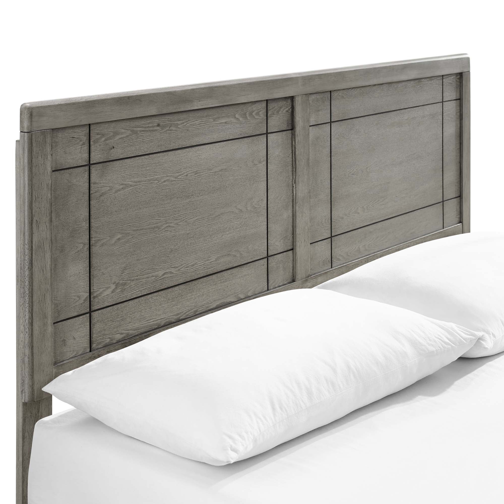 Marlee Wood Platform Bed With Splayed Legs