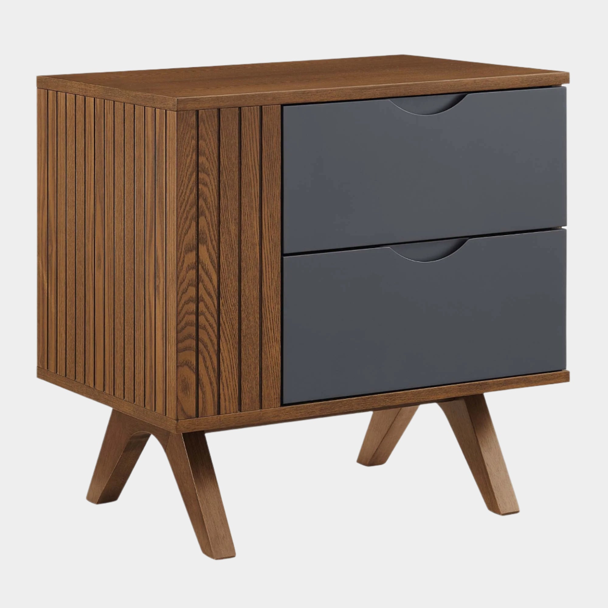 Dylan Nightstand in Walnut Gray