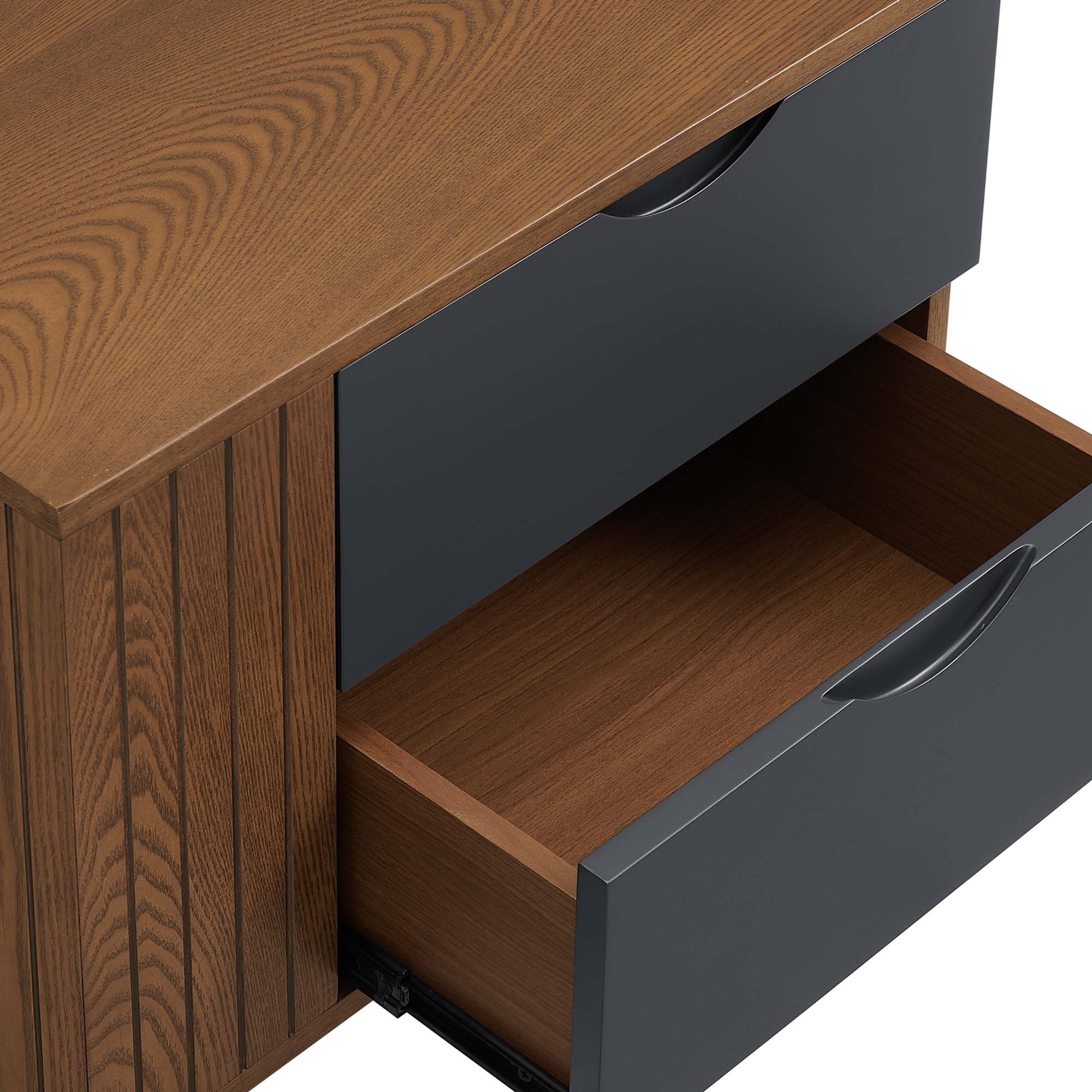 Dylan Nightstand in Walnut Gray