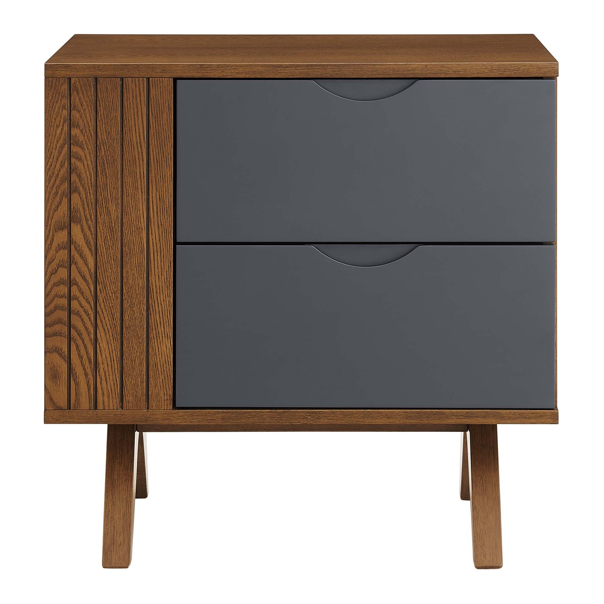 Dylan Nightstand in Walnut Gray