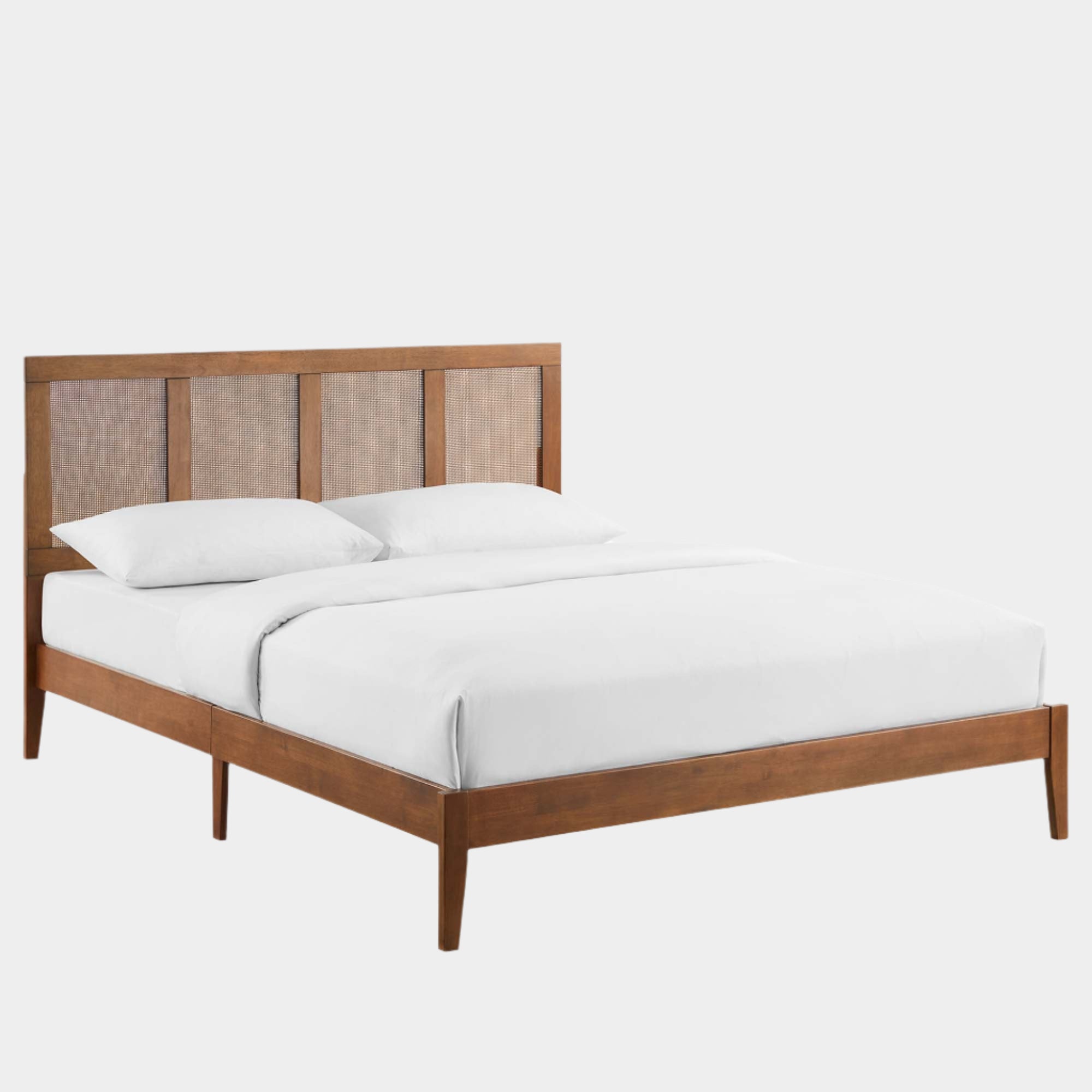 Sirocco Rattan and Wood Platform Bed