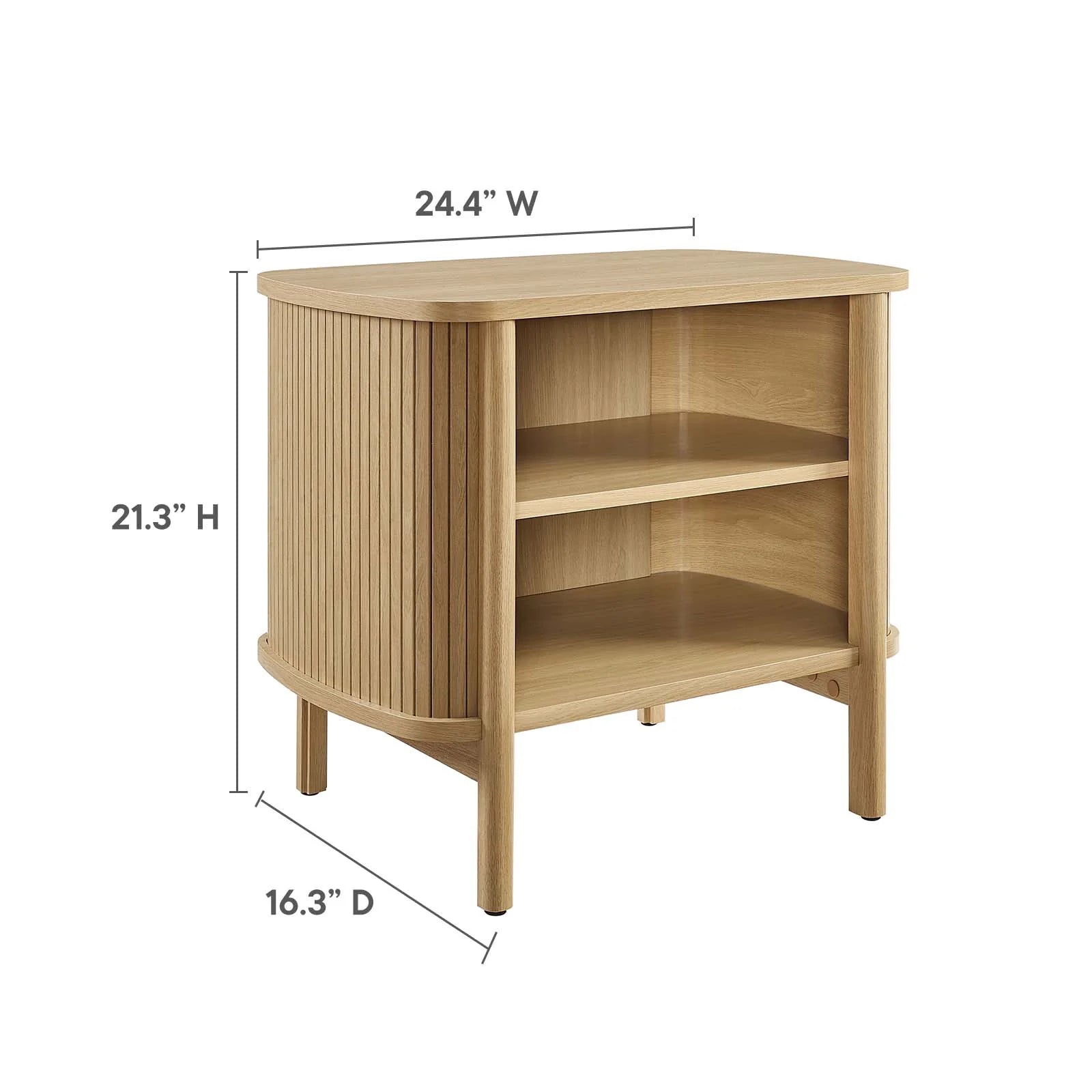 Table de nuit ouverte Cadence