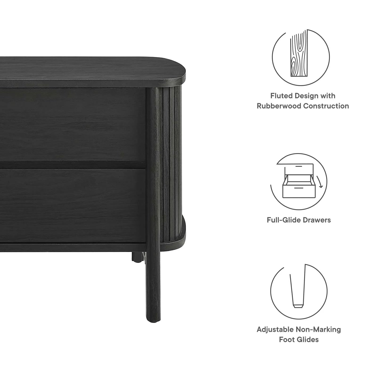 Cadence 2-Drawer Nightstand