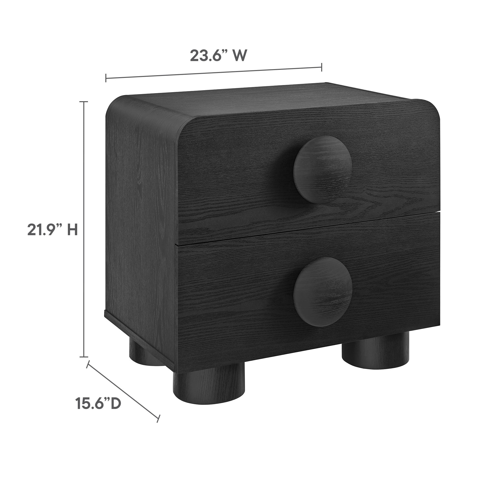 Sonnet 2-Drawer Nightstand