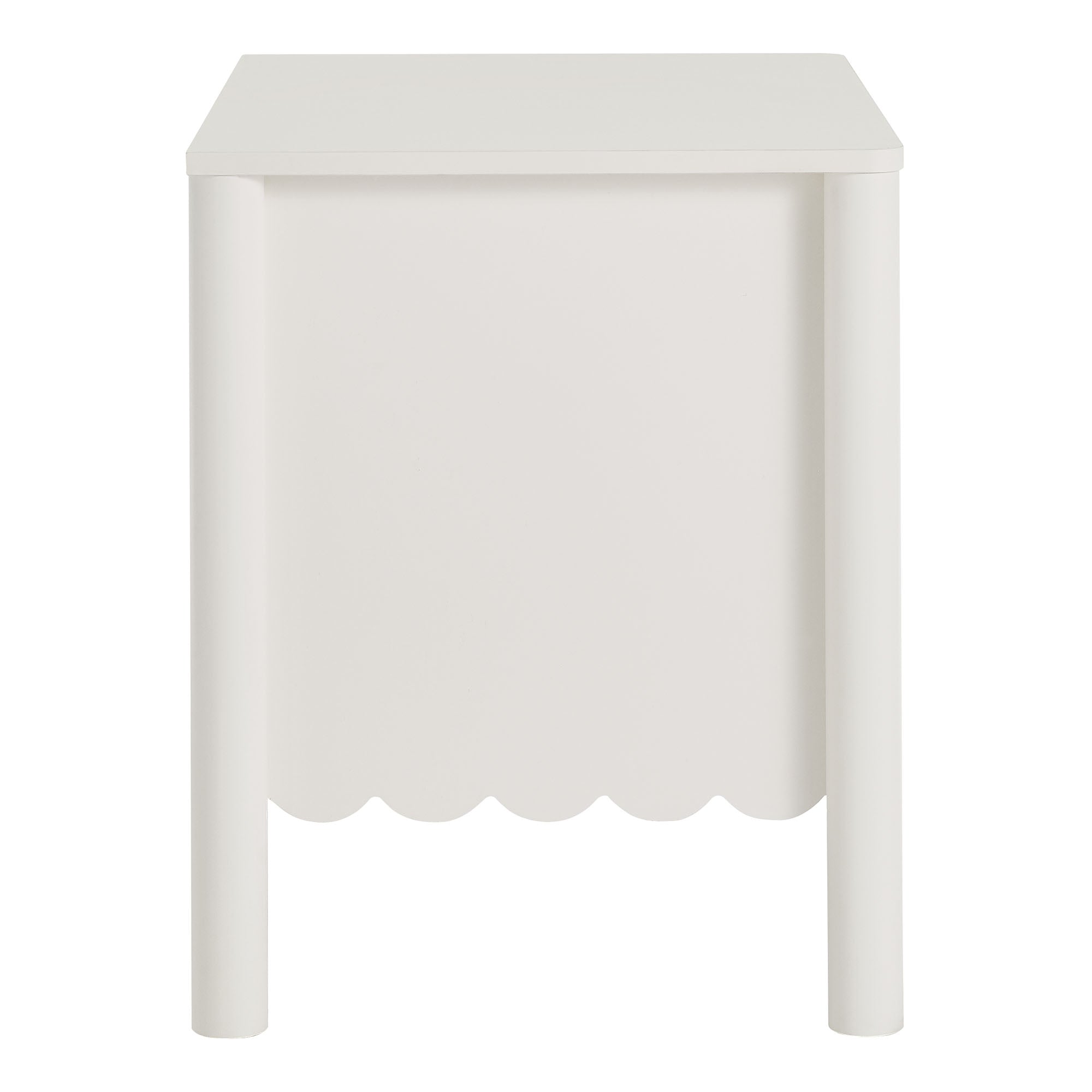 Emmeline Scalloped 2-Drawer Nightstand