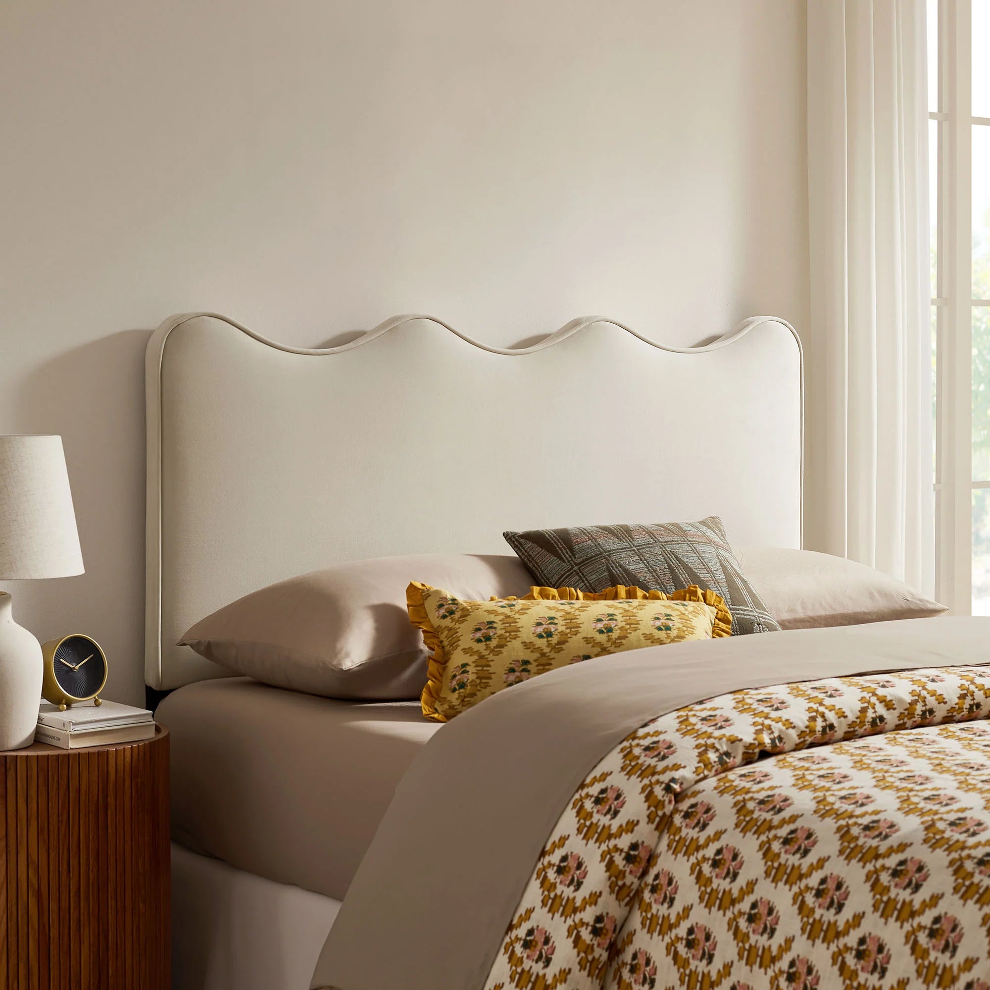 Athena Stain-Resistant Performance Velvet Twin Size Headboard