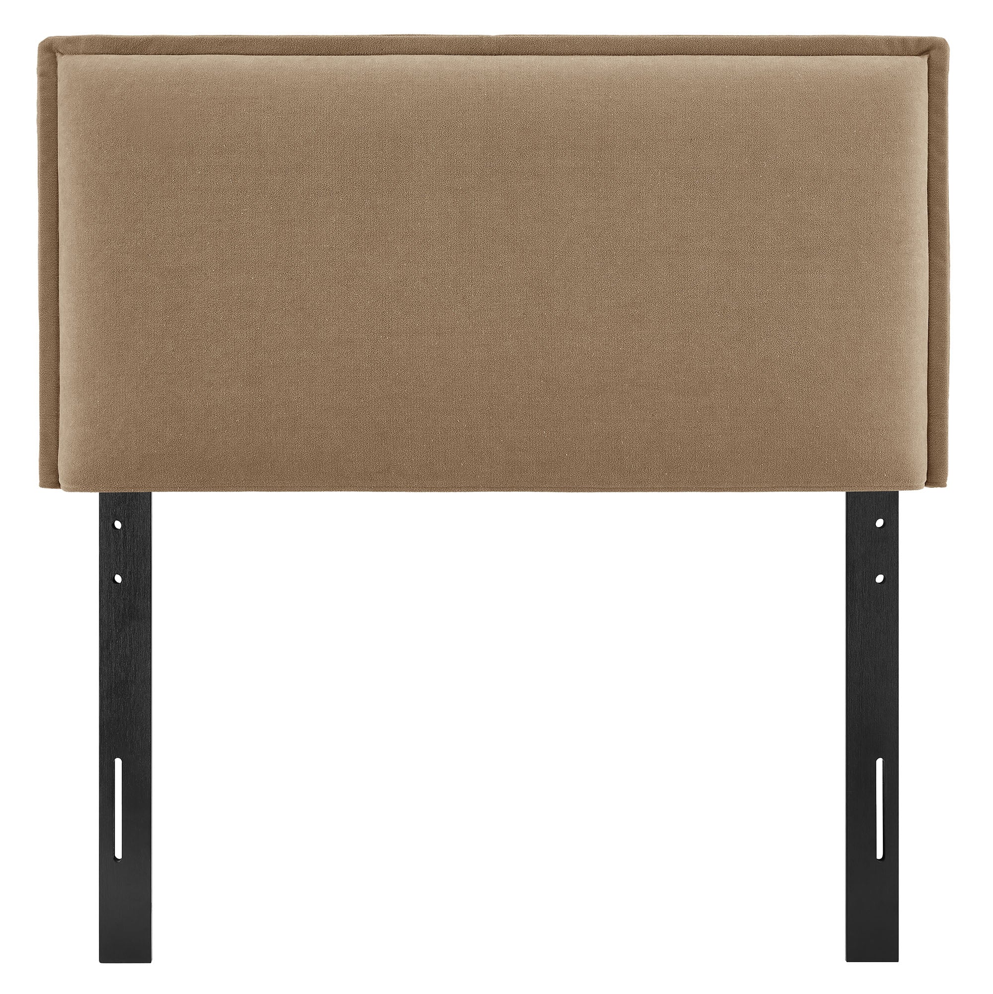 Camille Upholstered Linen Blend Queen Size Headboard