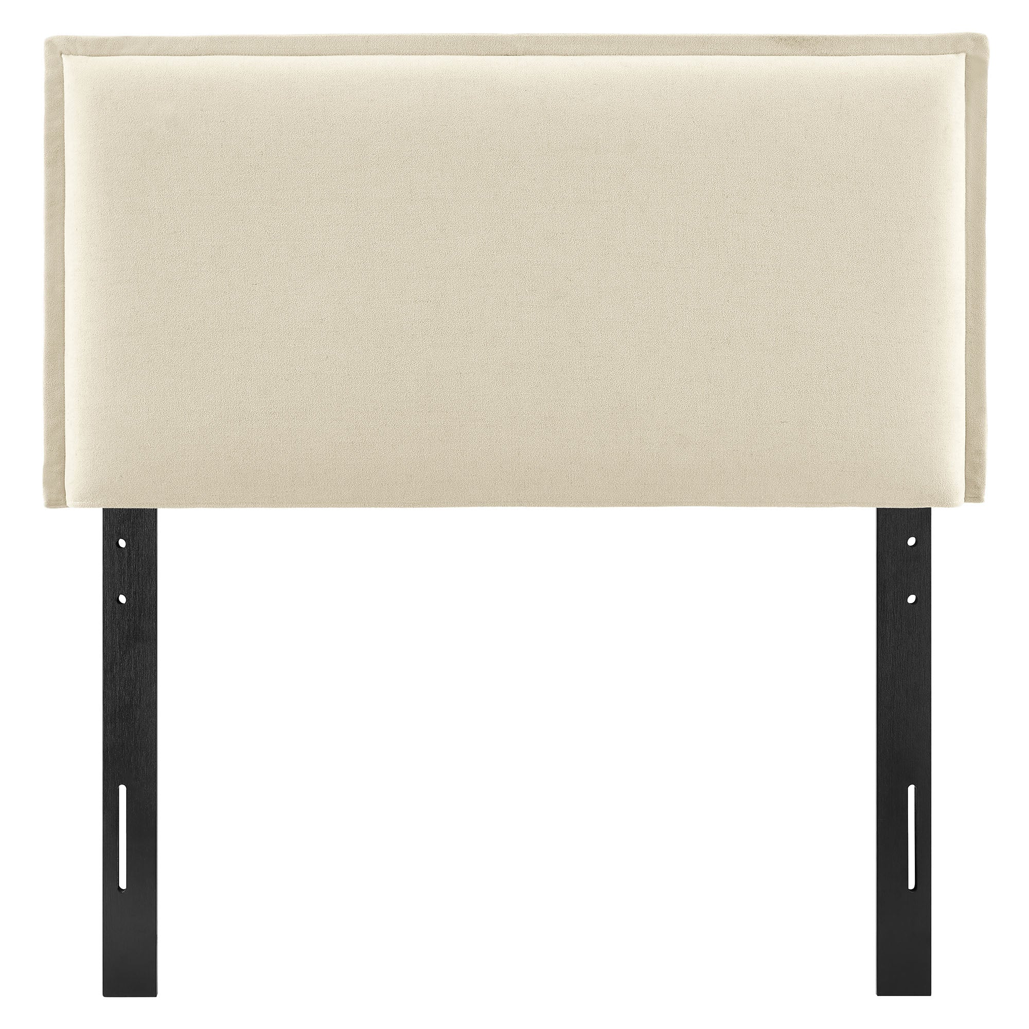 Camille Upholstered Linen Blend Queen Size Headboard