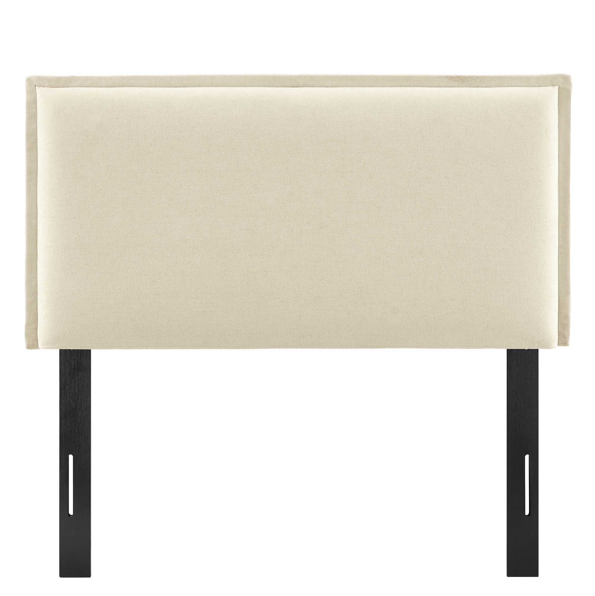 Camille Upholstered Linen Blend Queen Size Headboard