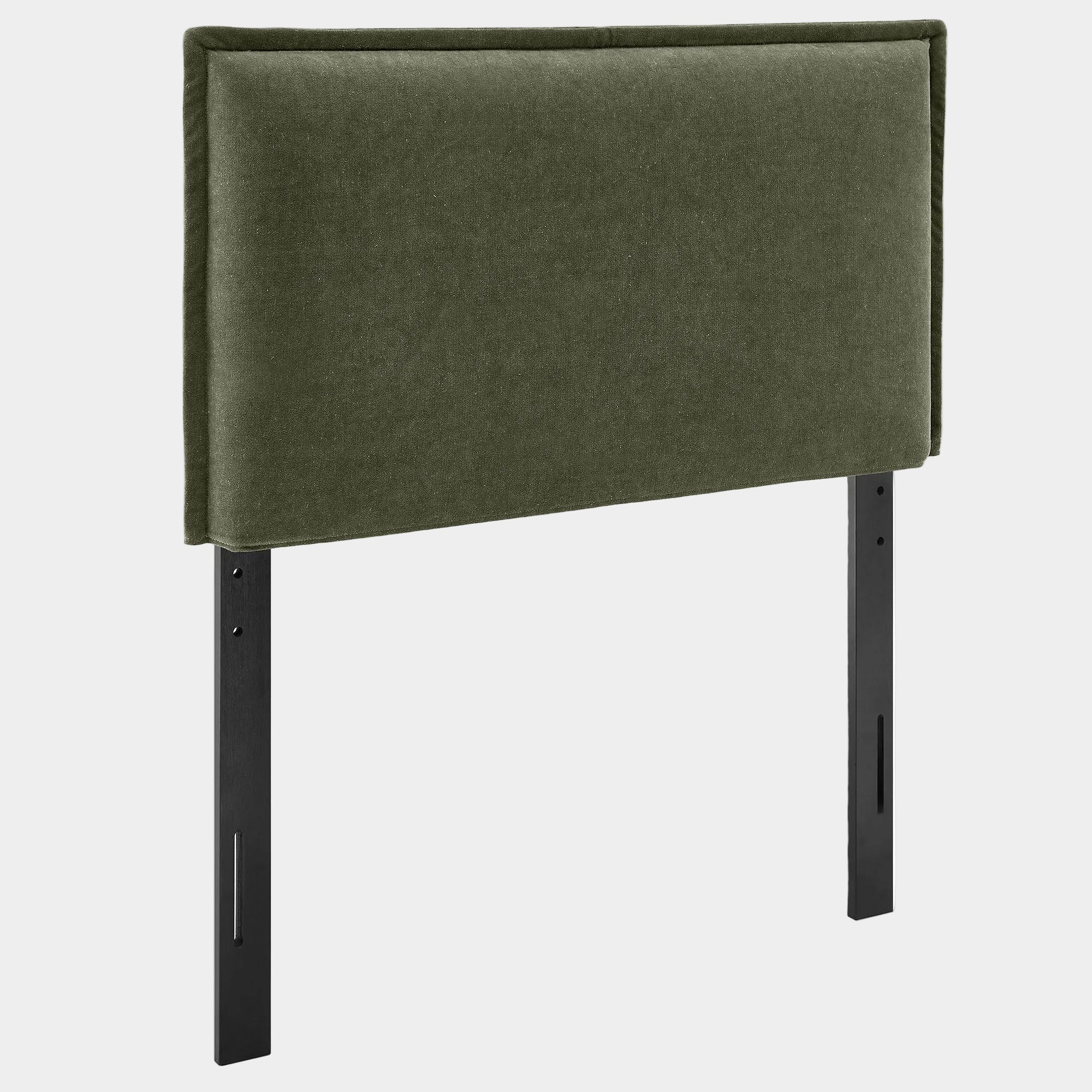 Camille Upholstered Linen Blend Queen Size Headboard