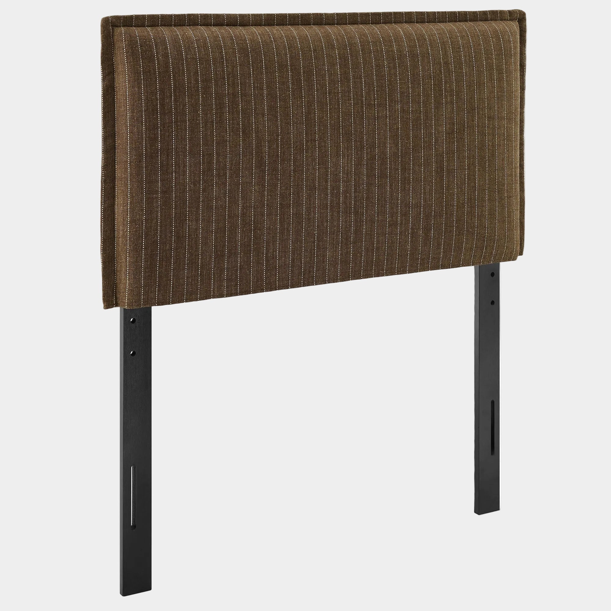 Camille Striped Linen Blend Queen Size Headboard