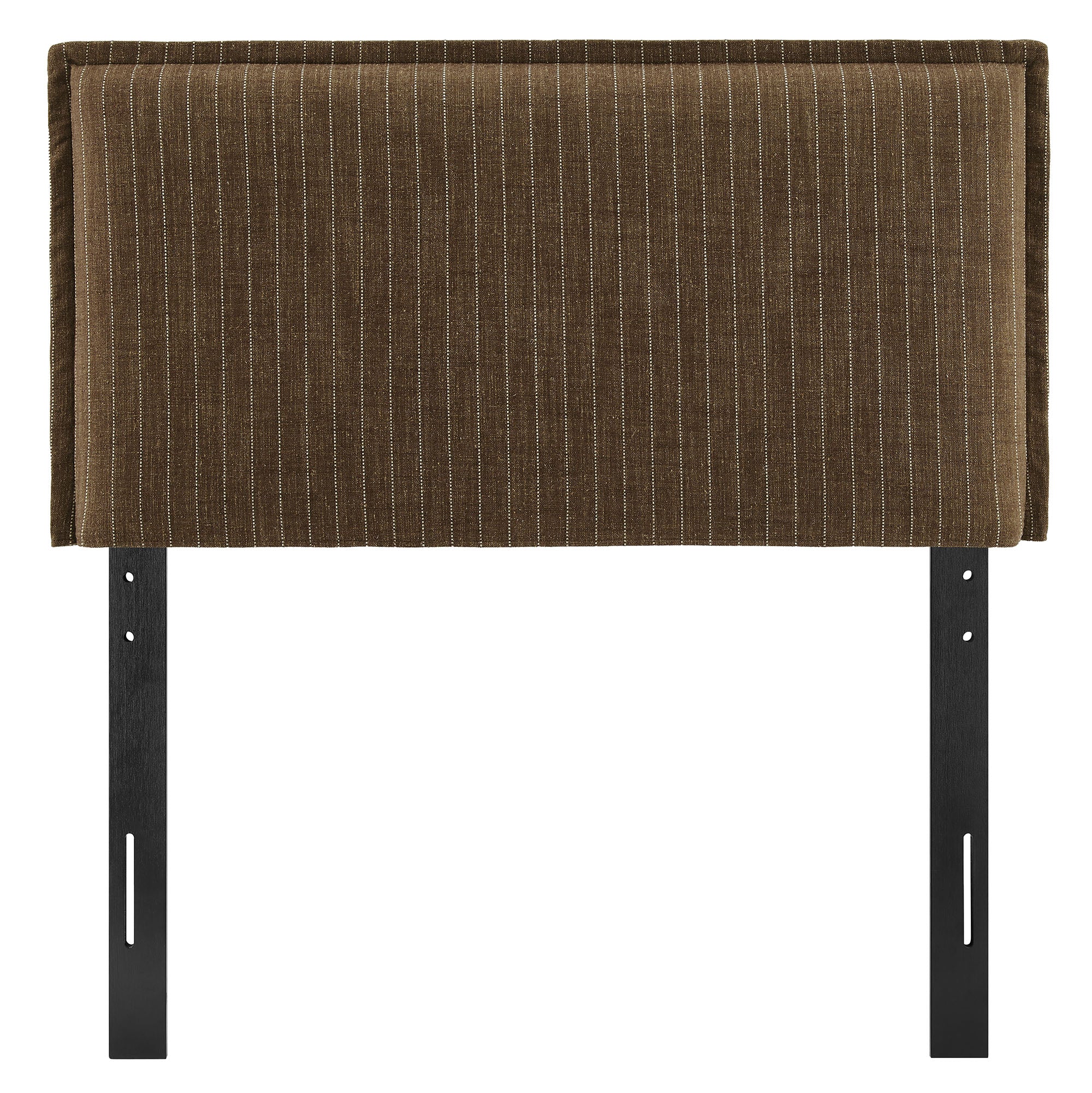 Camille Striped Linen Blend Queen Size Headboard