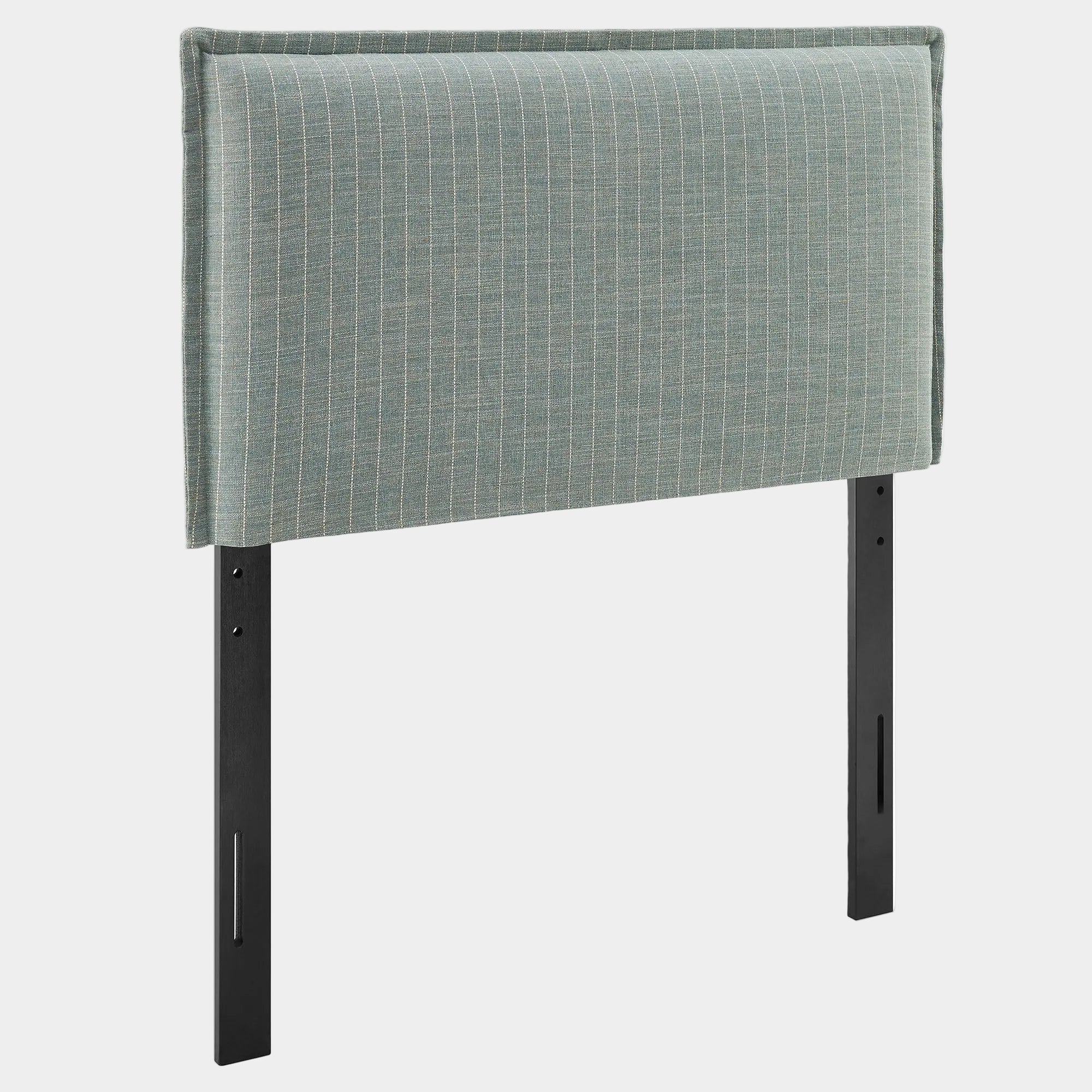 Camille Striped Linen Blend Queen Size Headboard