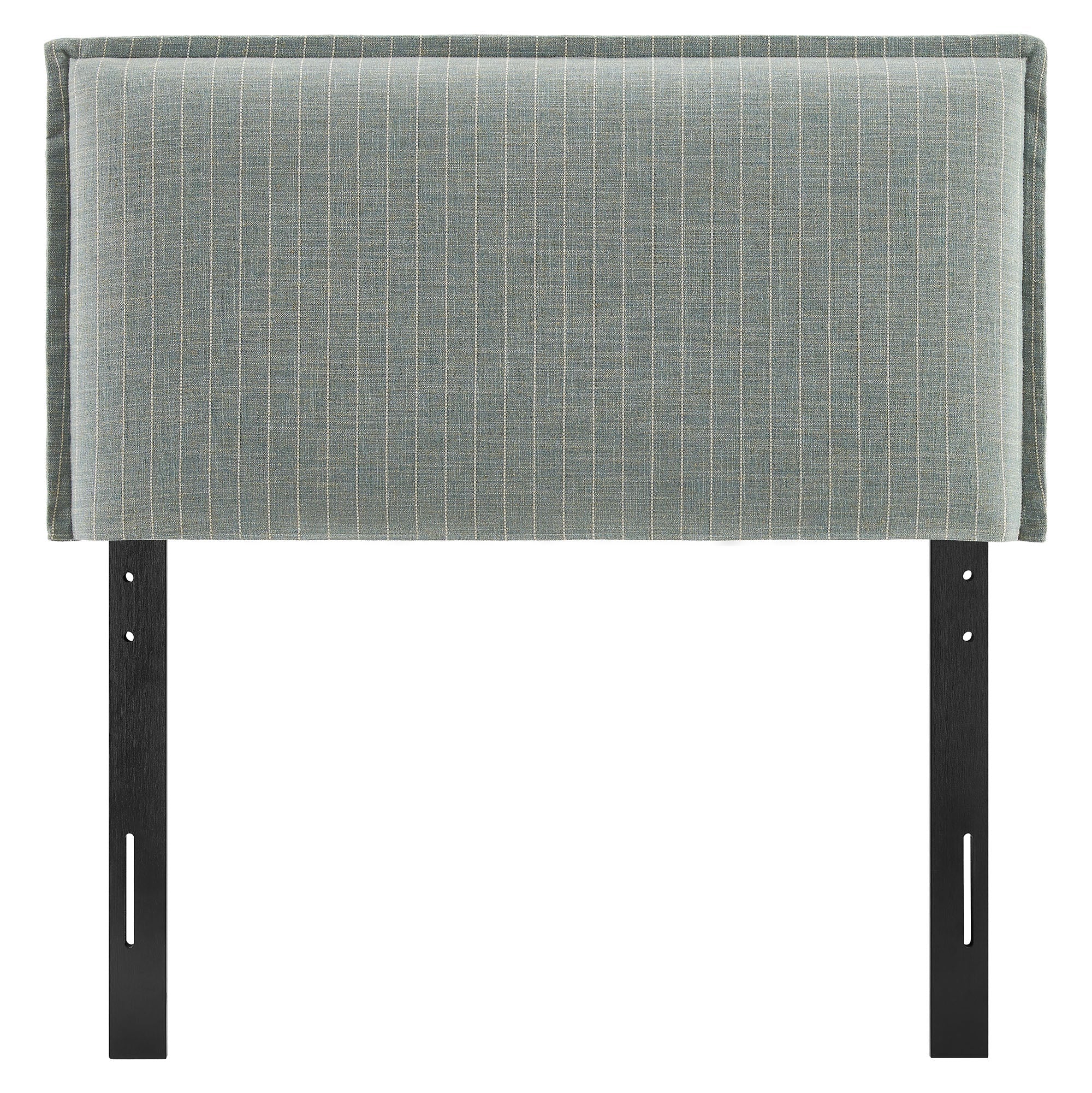 Camille Striped Linen Blend Queen Size Headboard