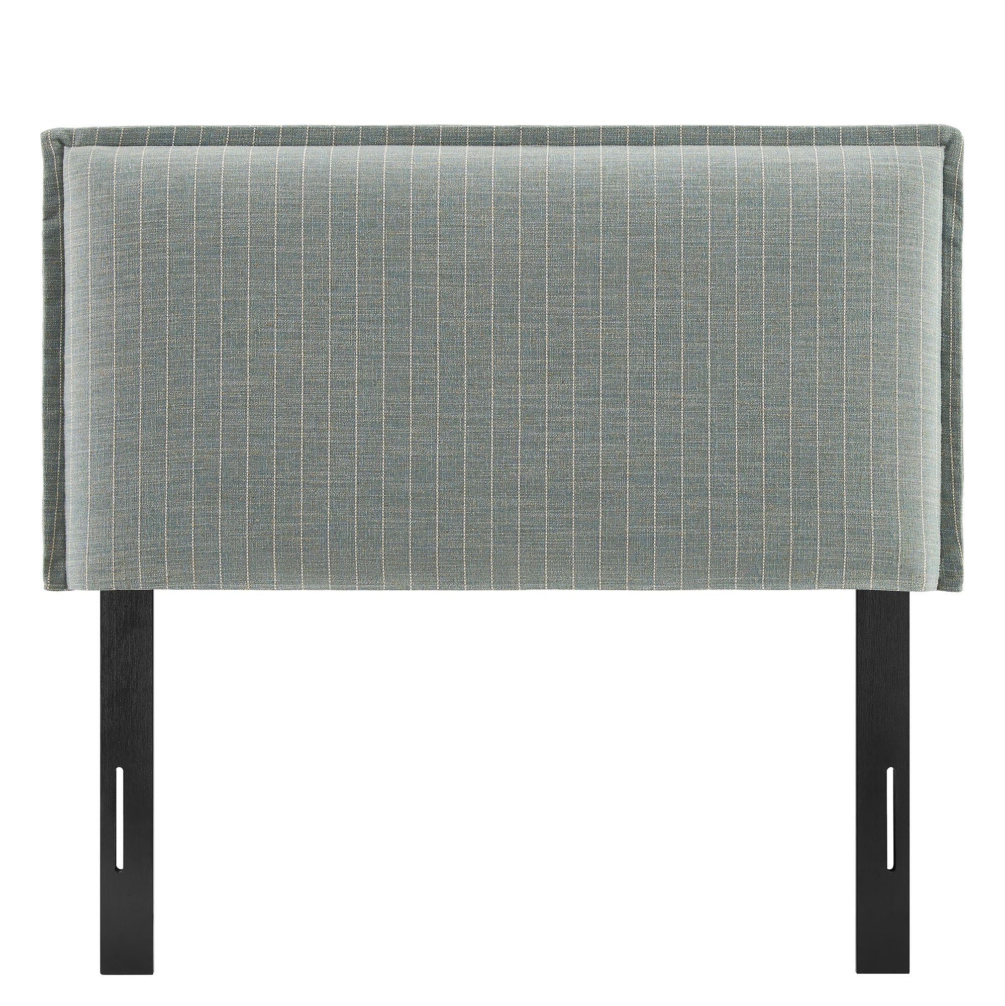 Camille Striped Linen Blend Queen Size Headboard
