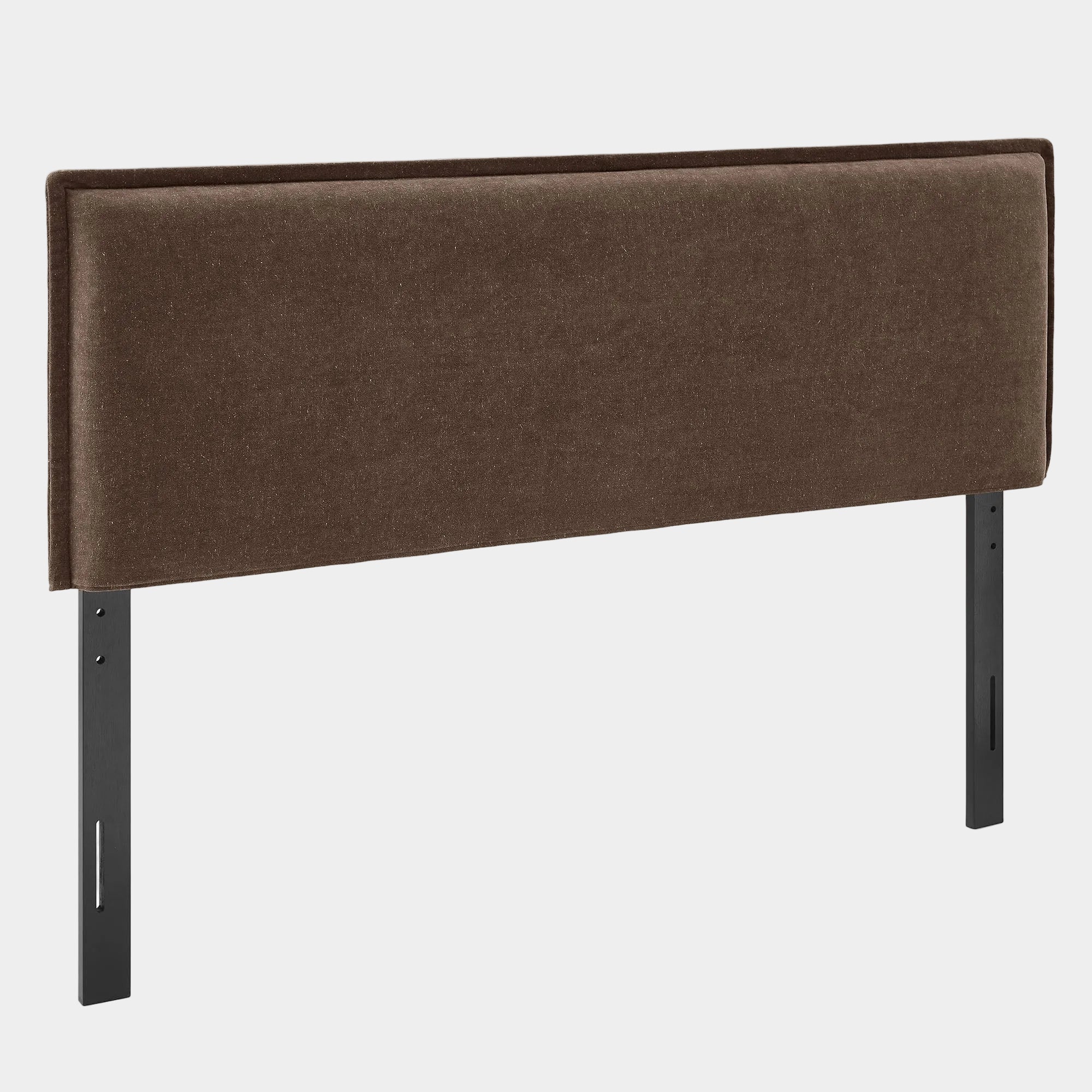 Camille Upholstered Linen Blend Queen Size Headboard