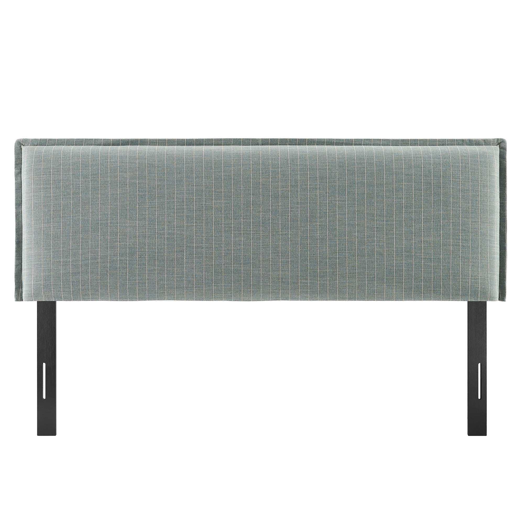 Camille Striped Linen Blend Queen Size Headboard